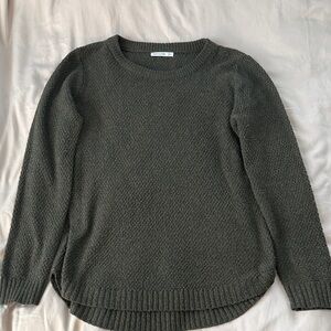 Pink Clover Olive Green Crewneck Sweater
